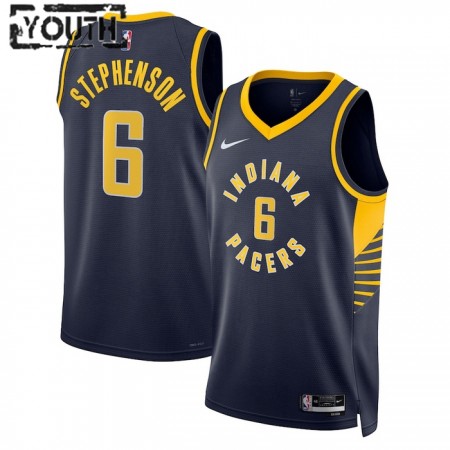 Maillot Basket Enfant Indiana Pacers Lance Stephenson 6 2022-23 Nike Icon Edition Navy Swingman